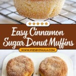 Cinnamon Sugar Donut Muffins Recipe