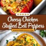 Cheesy Chicken Stuffed Peppers Recipe