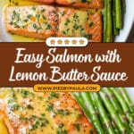 Salmon with Garlic Lemon Butter Sauce Recipe
