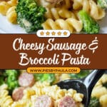 One-Pot Cheesy Smoked Sausage and Broccoli Pasta Recipe