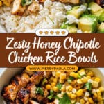 Honey Chipotle Chicken Rice Bowls Recipe