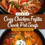 Crock Pot Chicken Fajita Soup Recipe