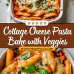 Healthy Cottage Cheese Pasta Bake With Veggies Recipe