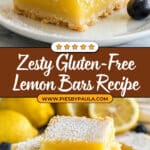 Easy Gluten Free Lemon Bars Recipe