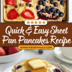 Sheet Pan Pancakes Recipe