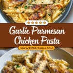 Garlic Parmesan Chicken and Pasta Recipe