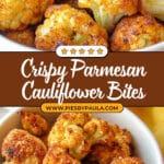 Parmesan Cauliflower Bites Recipe