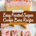 Sugar Cookie Bars Recipe