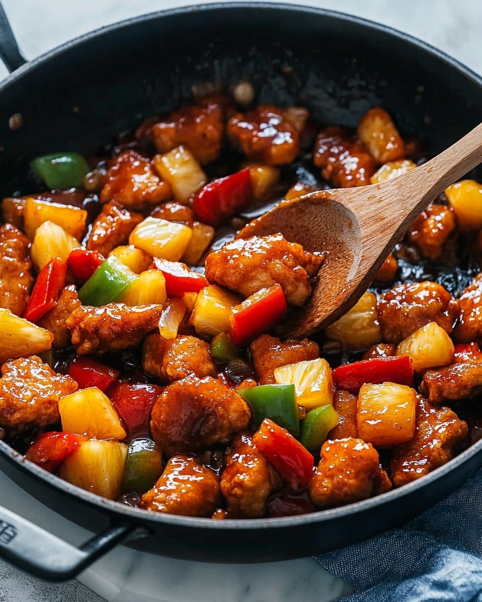 Pineapple Chicken Stir Fry Recipe - Recipe Image
