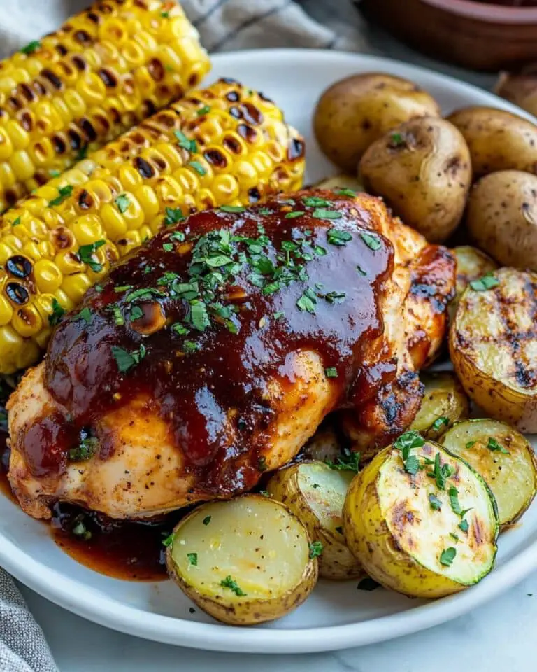 BBQ Chicken Sheet Pan Meal Recipe