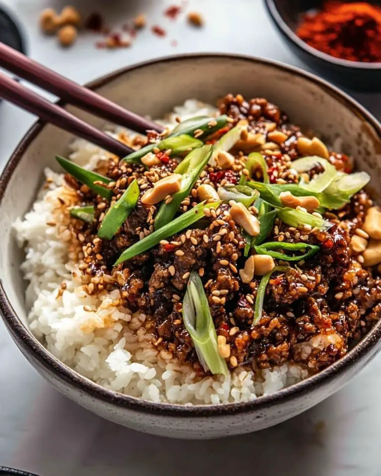 20 Minute Korean Gochujang Beef Bowls Recipe