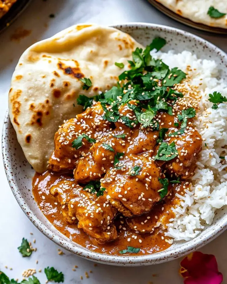 Easy Baked Spicy Sesame Butter Chicken Recipe