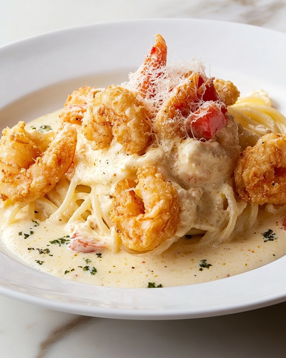 Copycat Cheesecake Factory Shrimp Scampi Recipe - Recipe Image