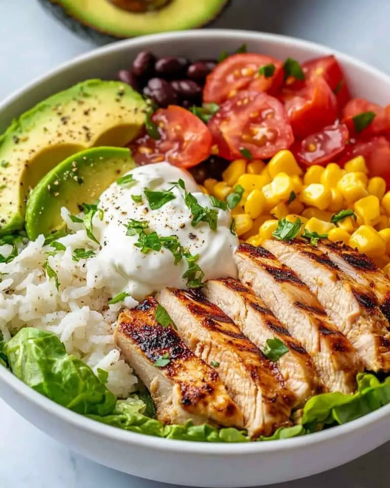 Grilled Chicken Burrito Bowl Recipe
