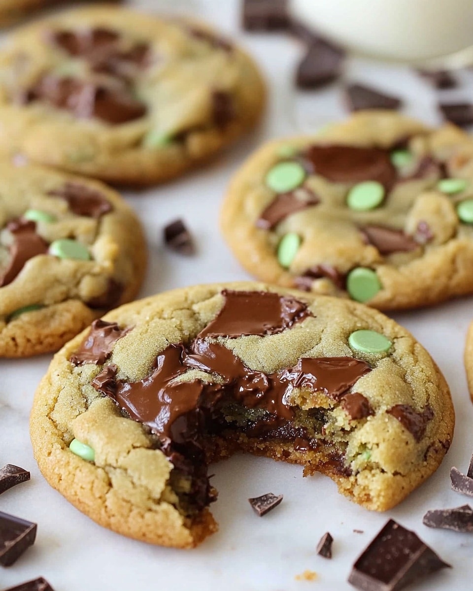 Mint Chocolate Chip Cookies Recipe - Recipe Image