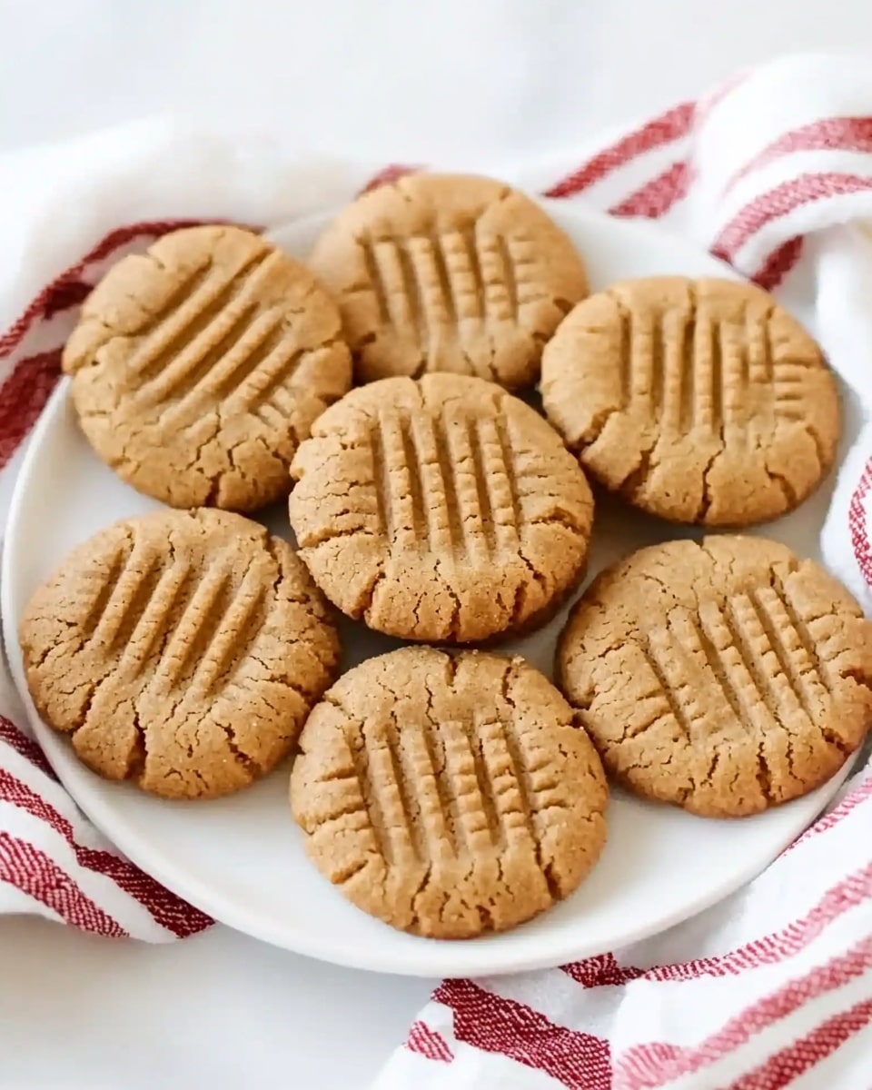 3 Ingredient Peanut Butter Cookies Recipe - Recipe Image
