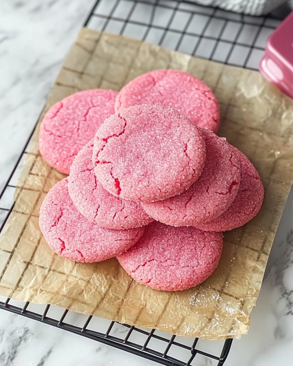 Mexican Pink Cookies Recipe - Recipe Image