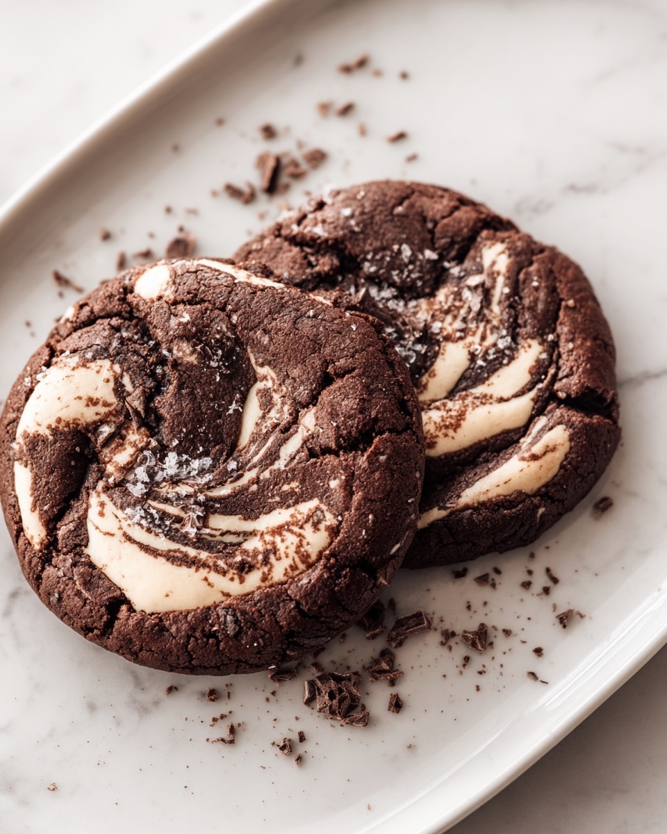 Chocolate Marshmallow Swirl Cookies Recipe - Recipe Image