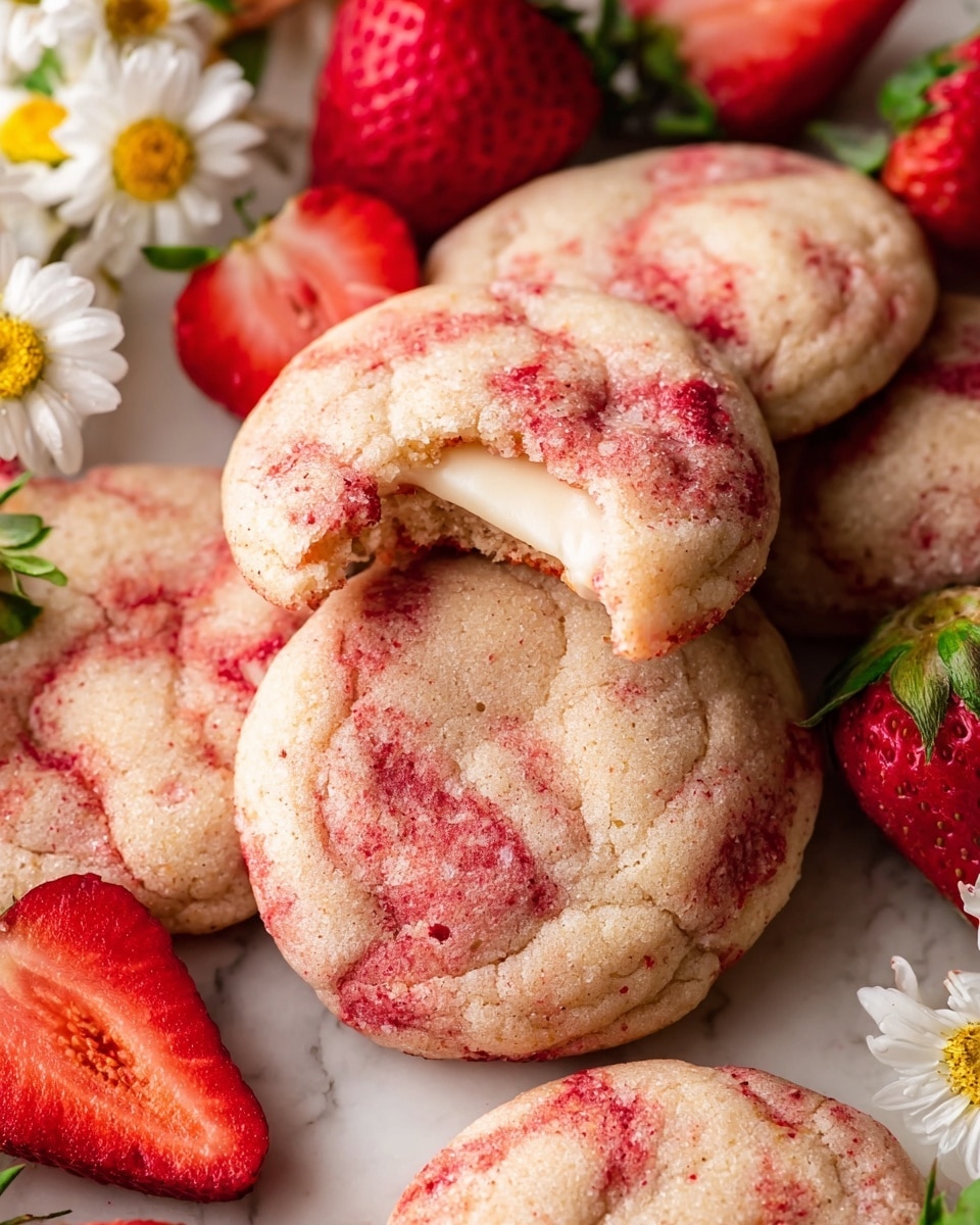 Strawberry Cheesecake Cookies Recipe - Recipe Image