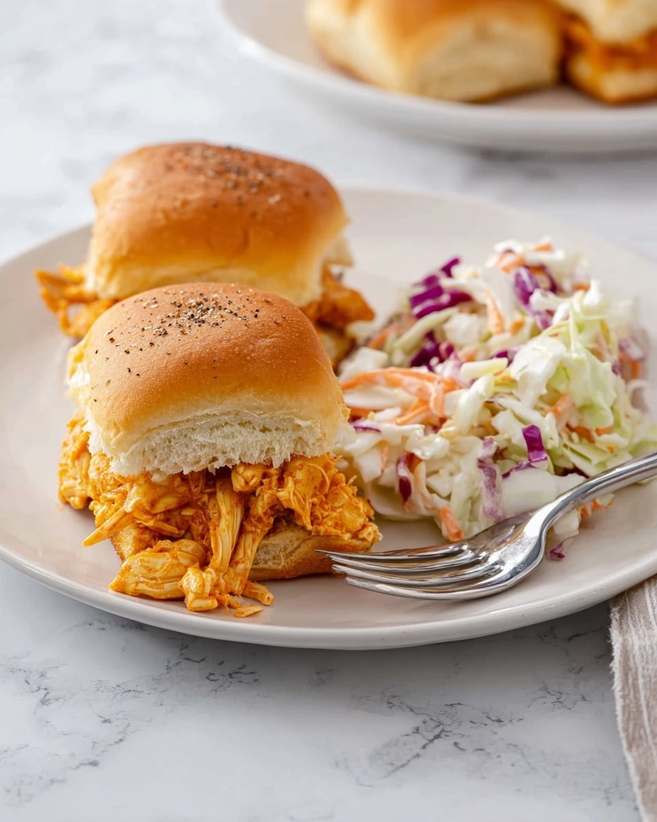 Buffalo Chicken Sliders Recipe - Recipe Image