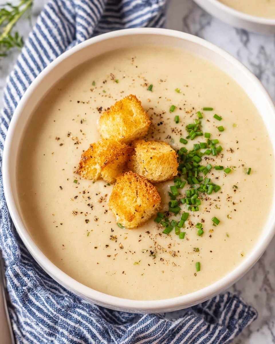 Creamy Potato Leek Soup Recipe - Recipe Image