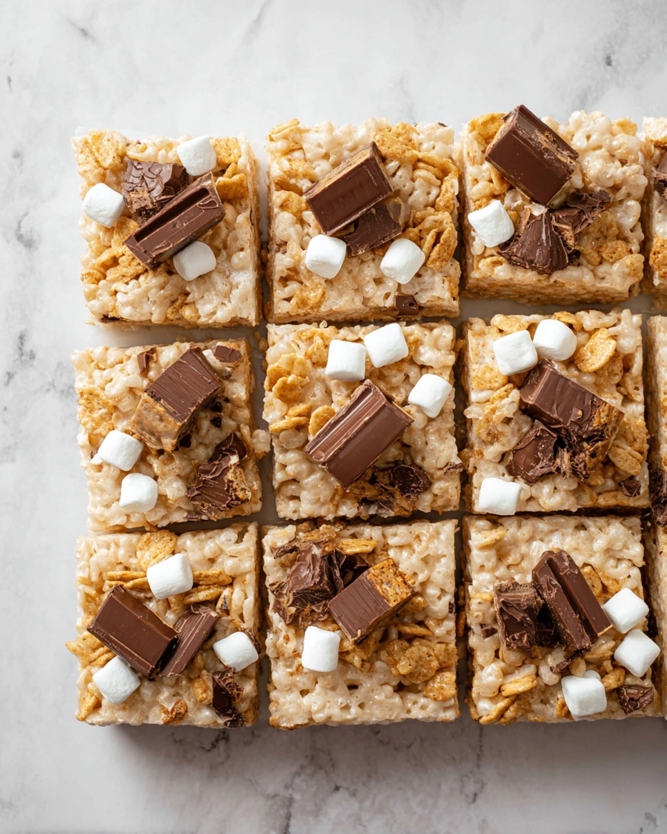 S'mores Rice Krispies Treats Recipe - Recipe Image