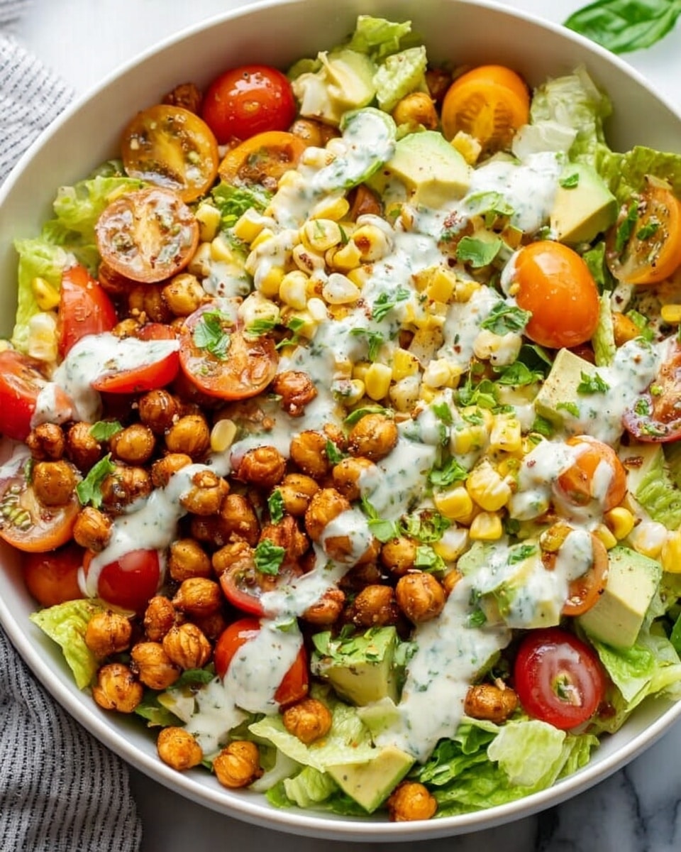 Honey Roasted Chickpea and Avocado Salad Recipe - Recipe Image