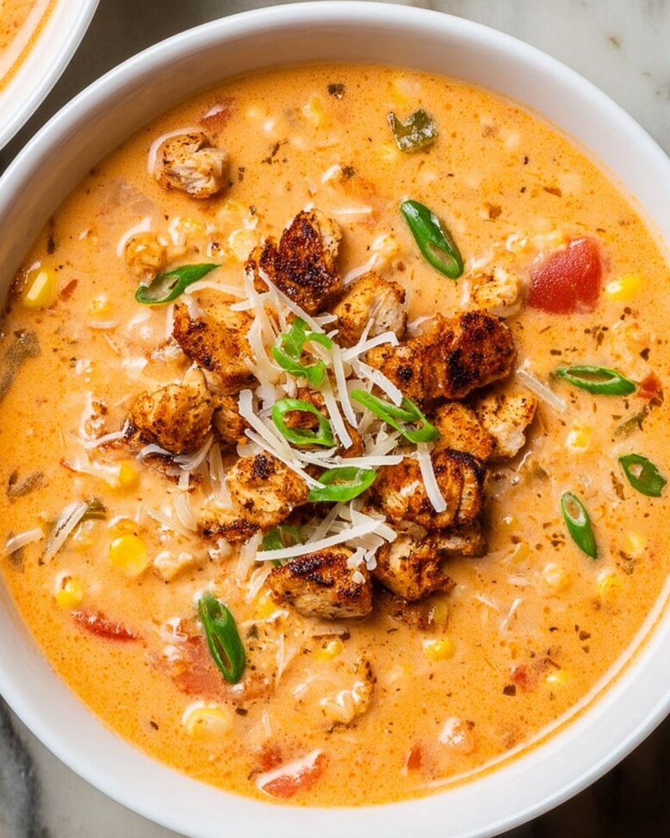 Creamy Cajun Chicken Pasta Soup Recipe - Recipe Image
