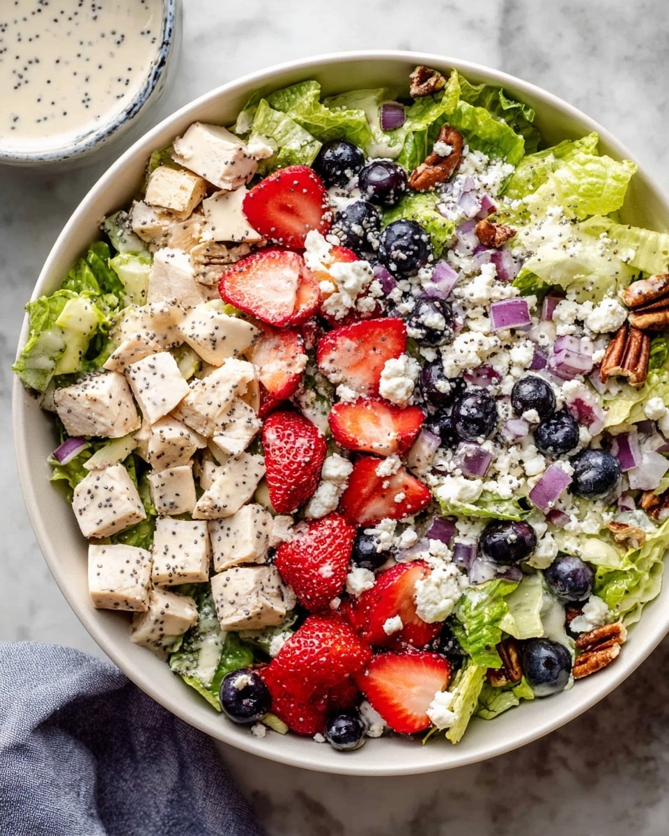 Strawberry Poppyseed Chicken Salad Recipe - Recipe Image
