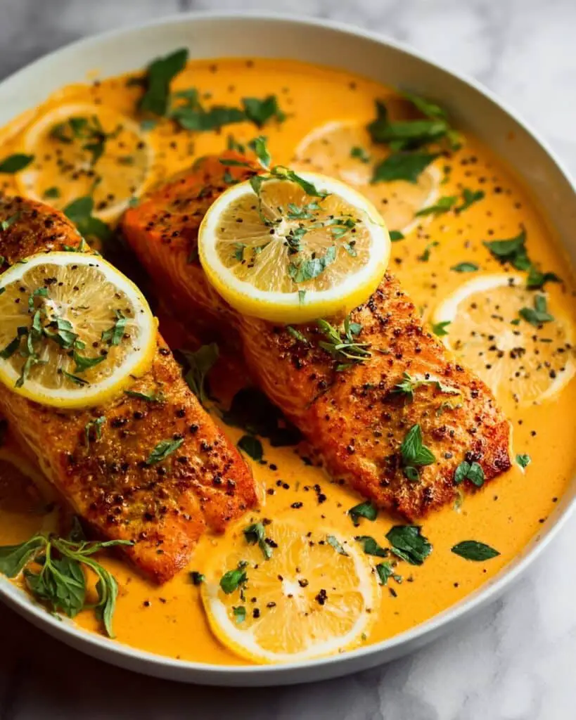 Roasted Red Pepper Salmon Recipe