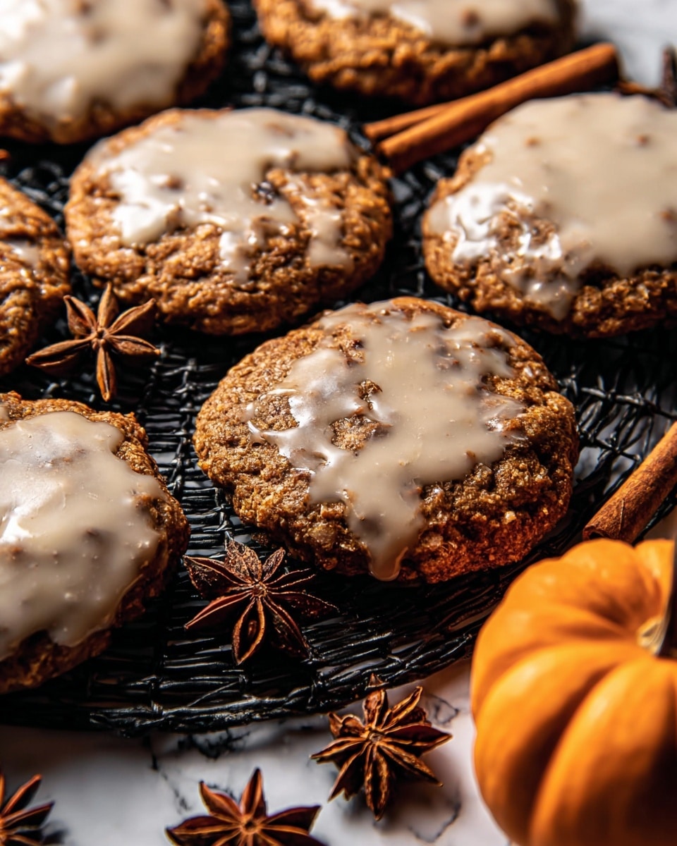 Vanilla Pumpkin Oatmeal Latte Cookies Recipe - Recipe Image