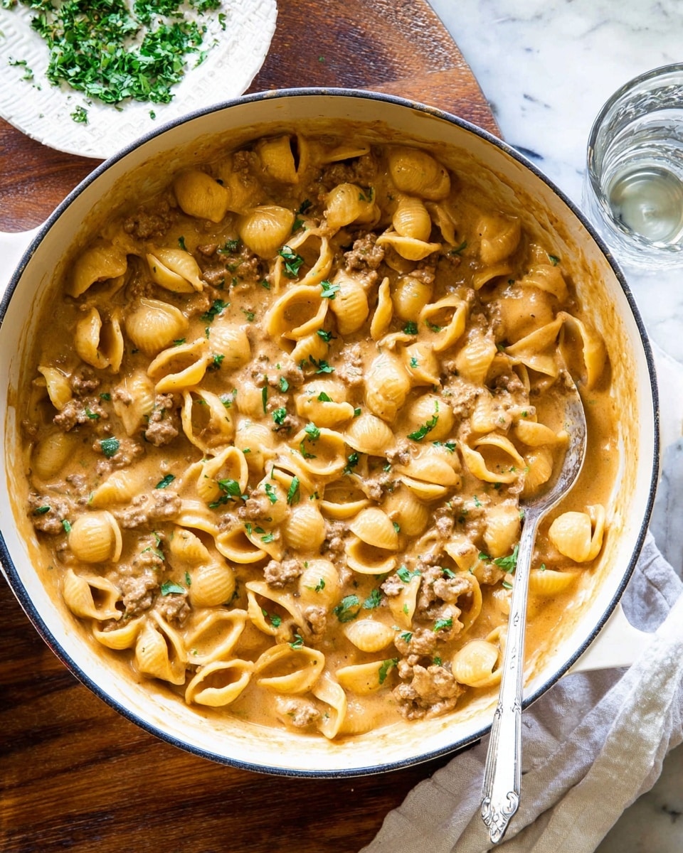 Healthier Homemade One Pot Hamburger Helper Recipe - Recipe Image