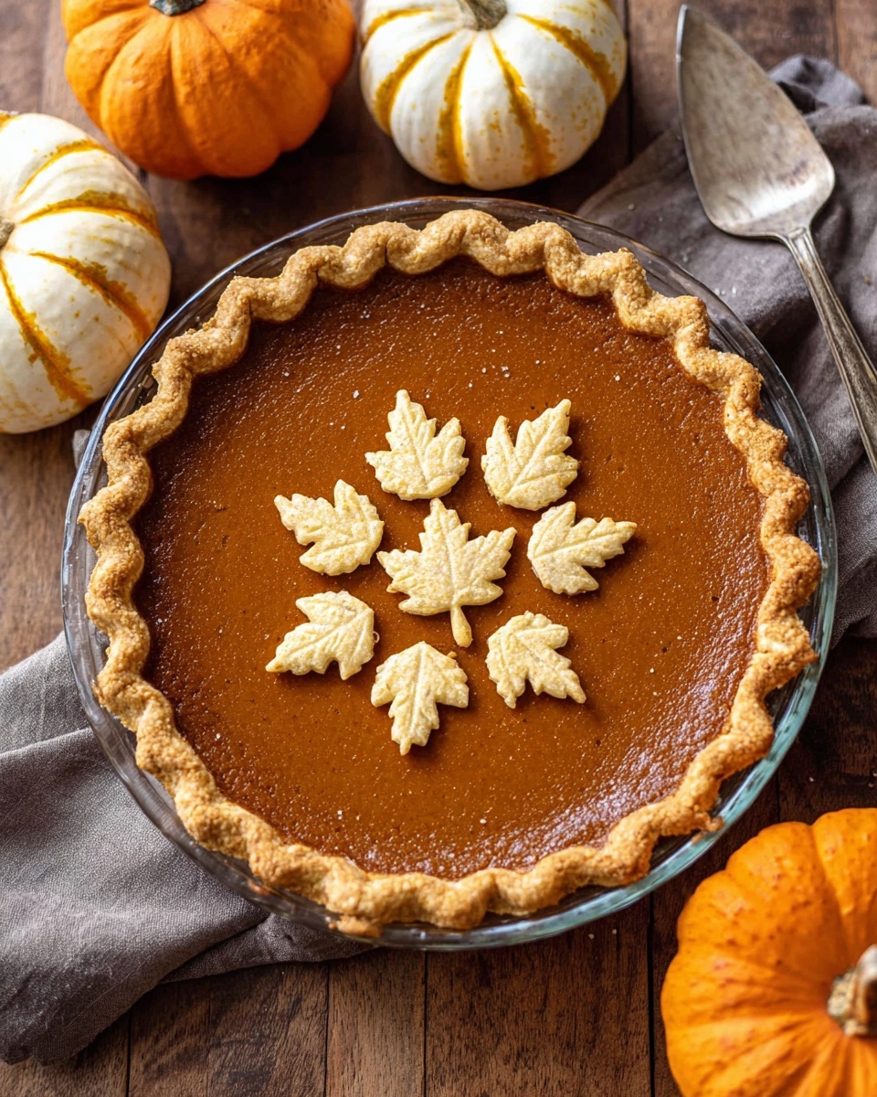 Classic Pumpkin Pie with Homemade Pie Crust Recipe - Recipe Image