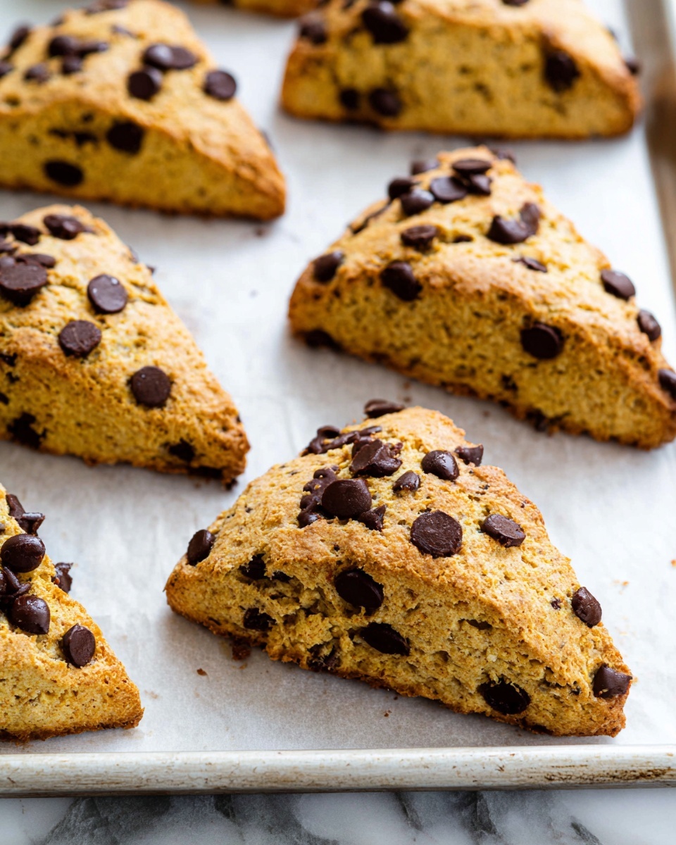 Pumpkin Chocolate Chip Scones Recipe - Recipe Image