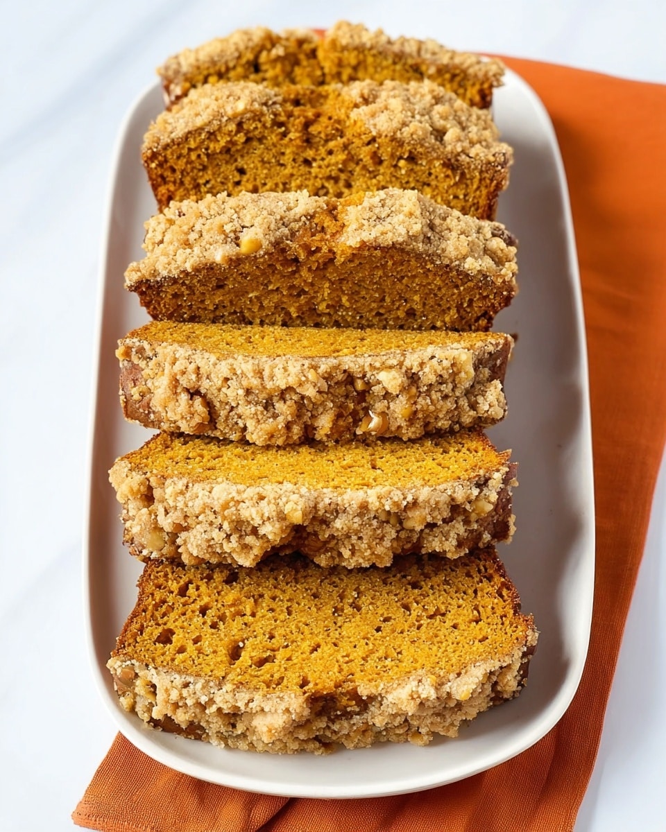 Pumpkin Bread with Streusel Topping Recipe - Recipe Image