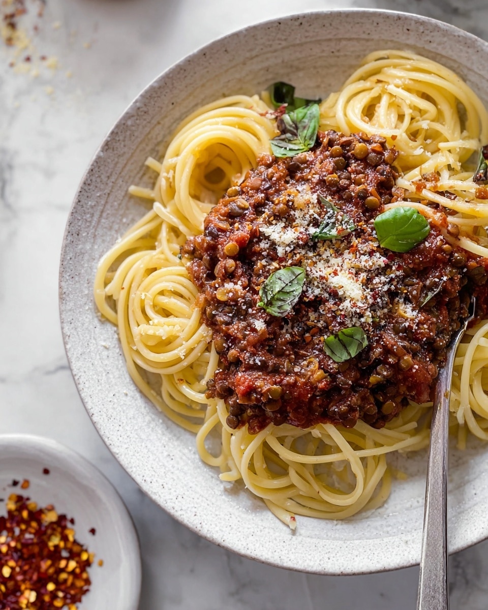 Lentil Bolognese Recipe - Recipe Image