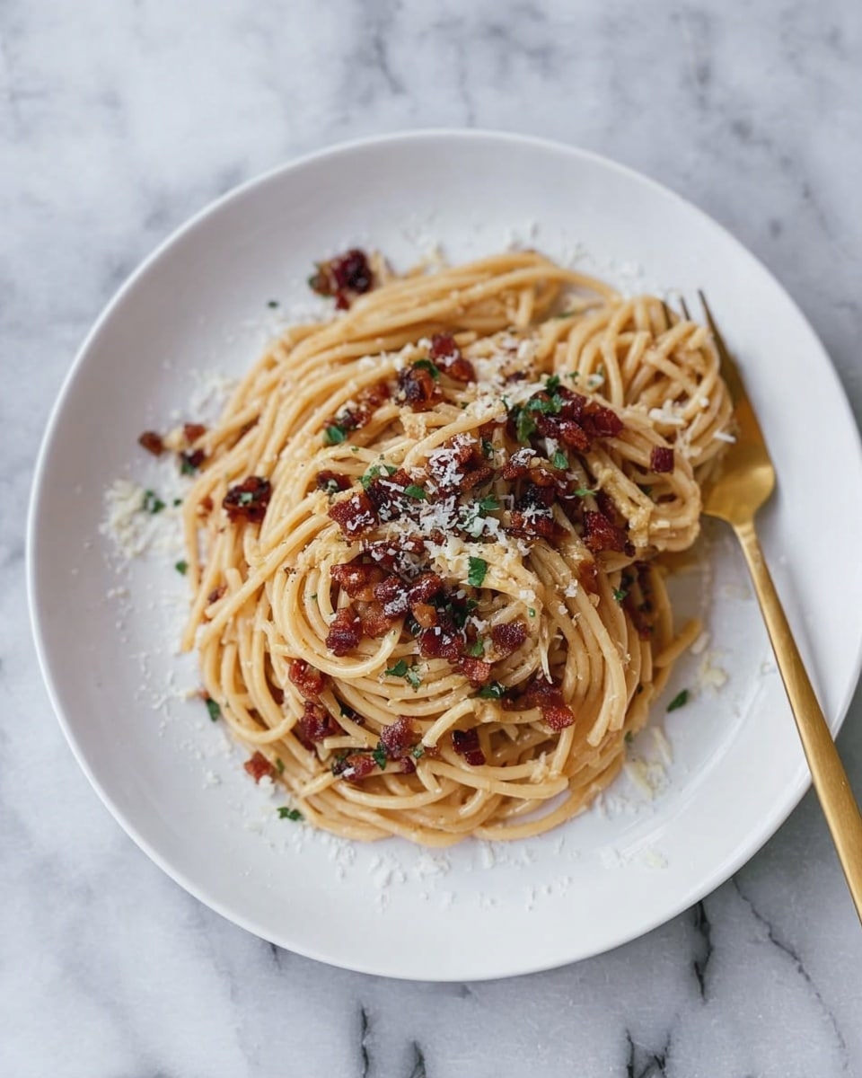 Butternut Squash Carbonara Pasta Recipe - Recipe Image