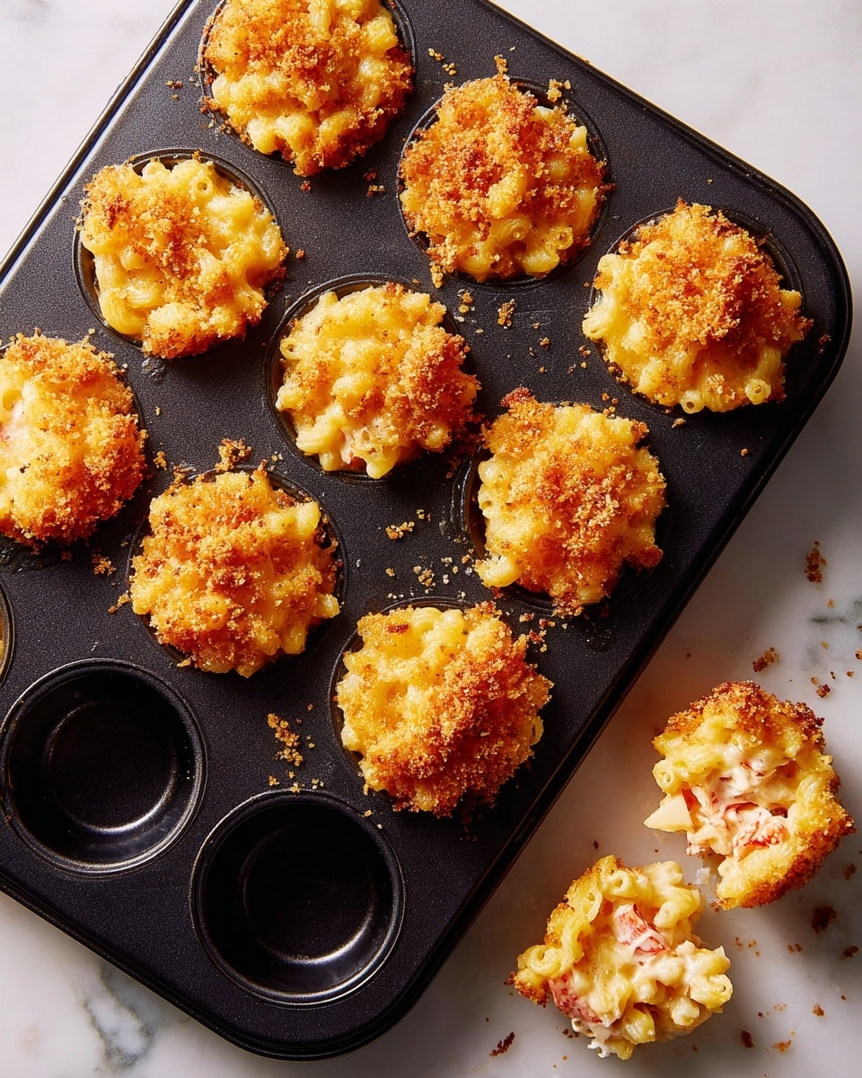 Lobster Mac & Cheese Bites Recipe - Recipe Image