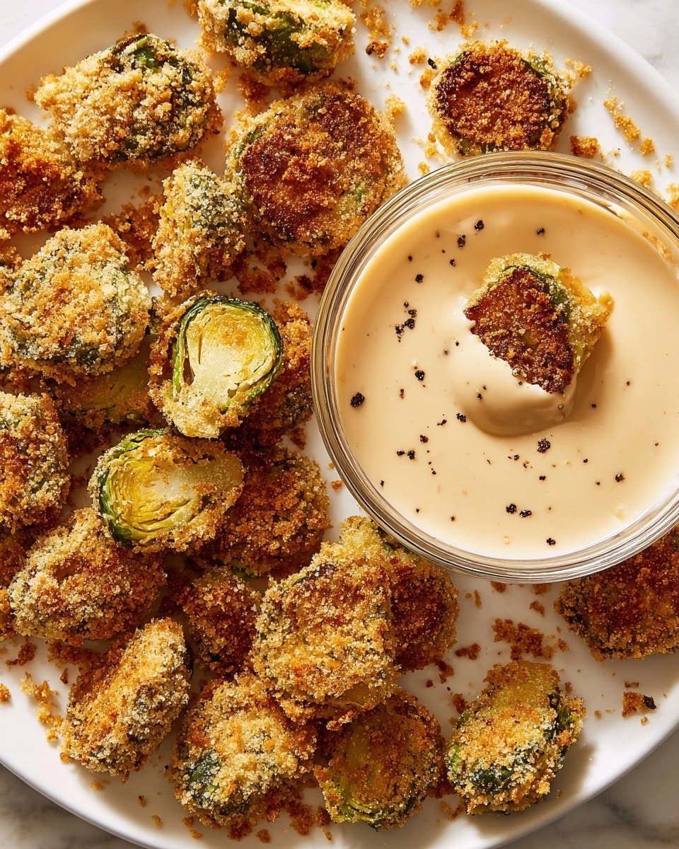 Parmesan Crusted Brussels Sprouts Recipe - Recipe Image