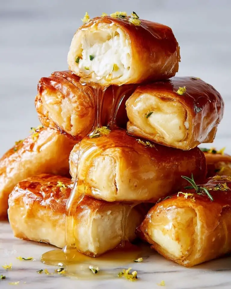 Mini Phyllo Feta Bites with Lemon, Thyme, and Honey Recipe