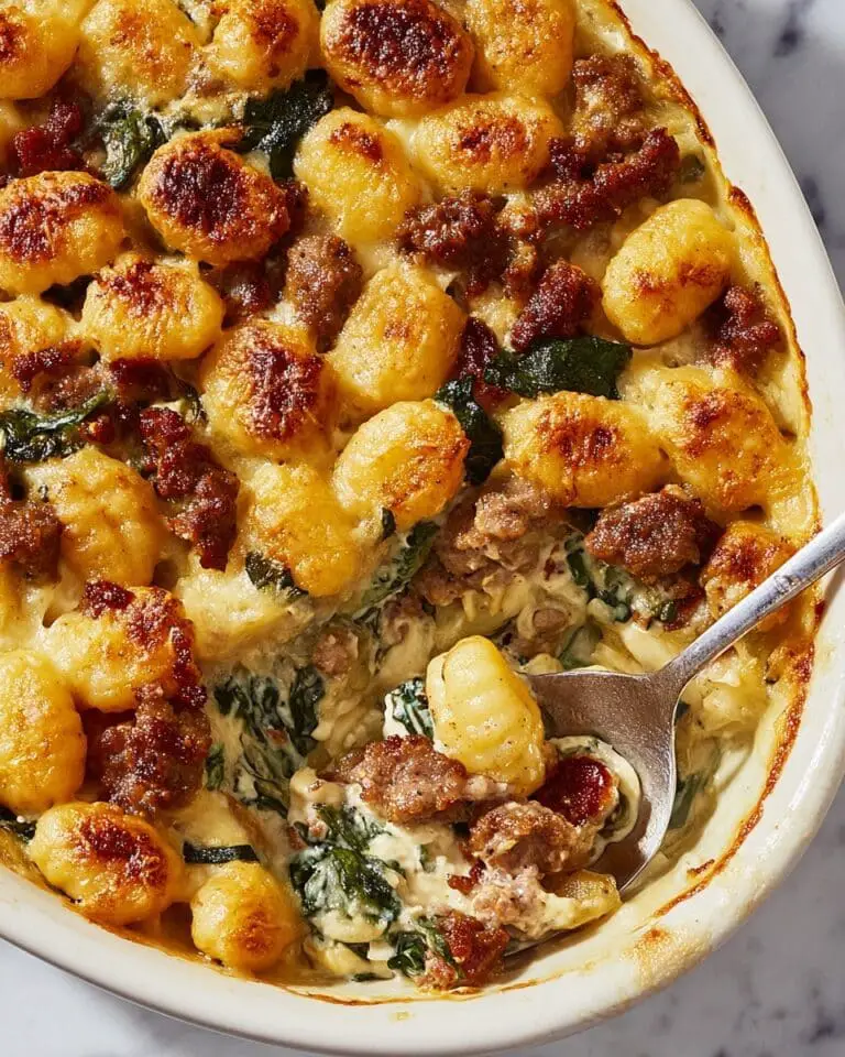 Gnocchi Stuffing with Sausage, Sage, and Spinach Recipe