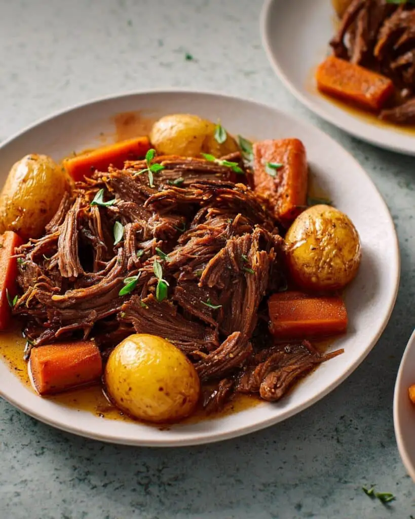 Apple Cider Braised Brisket with Vegetables Recipe