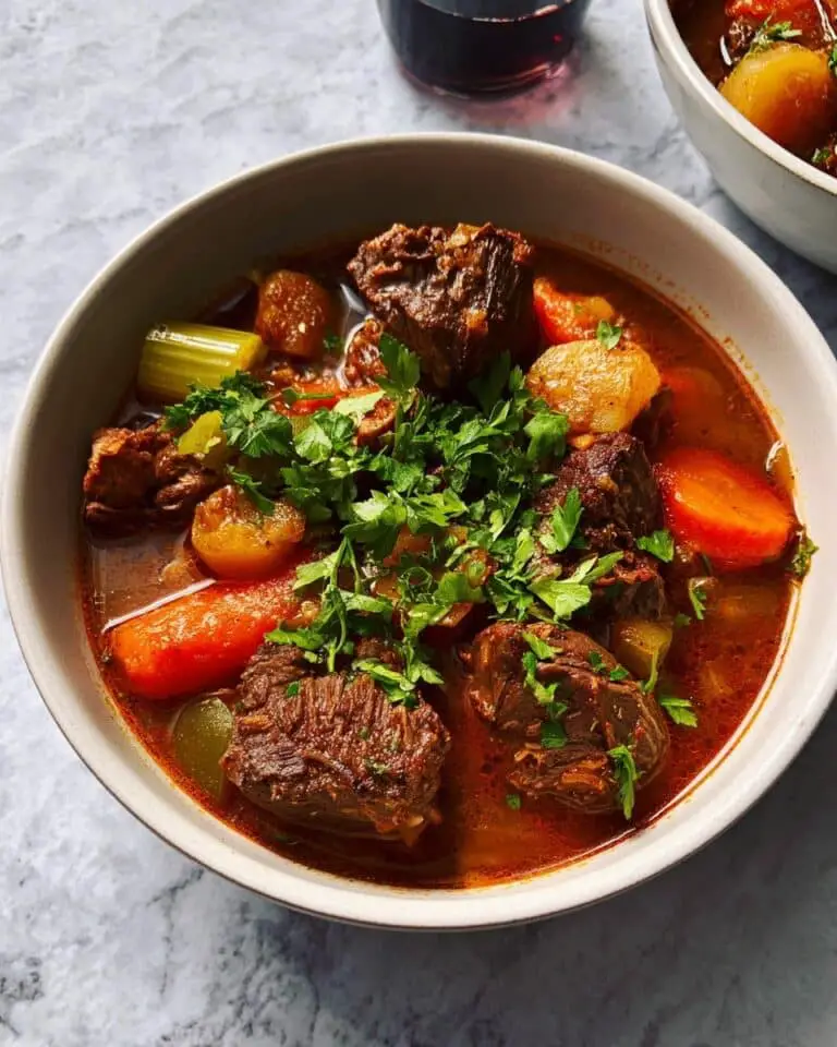 Braised Short Ribs with 40 Cloves of Garlic Recipe