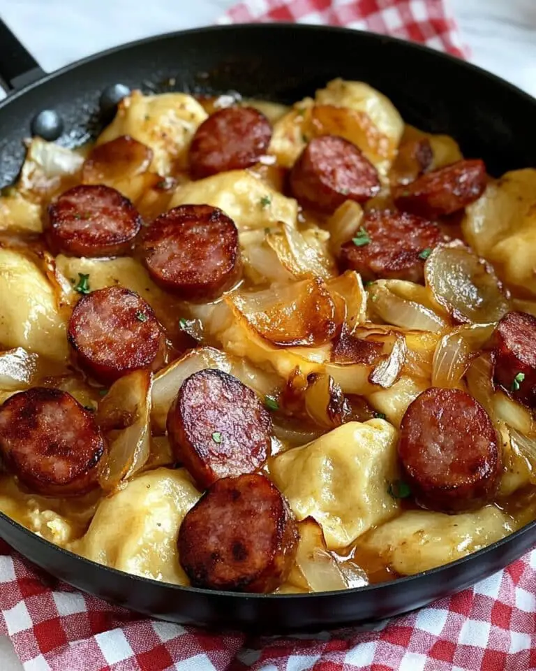 Pierogies and Kielbasa Skillet Roast Recipe