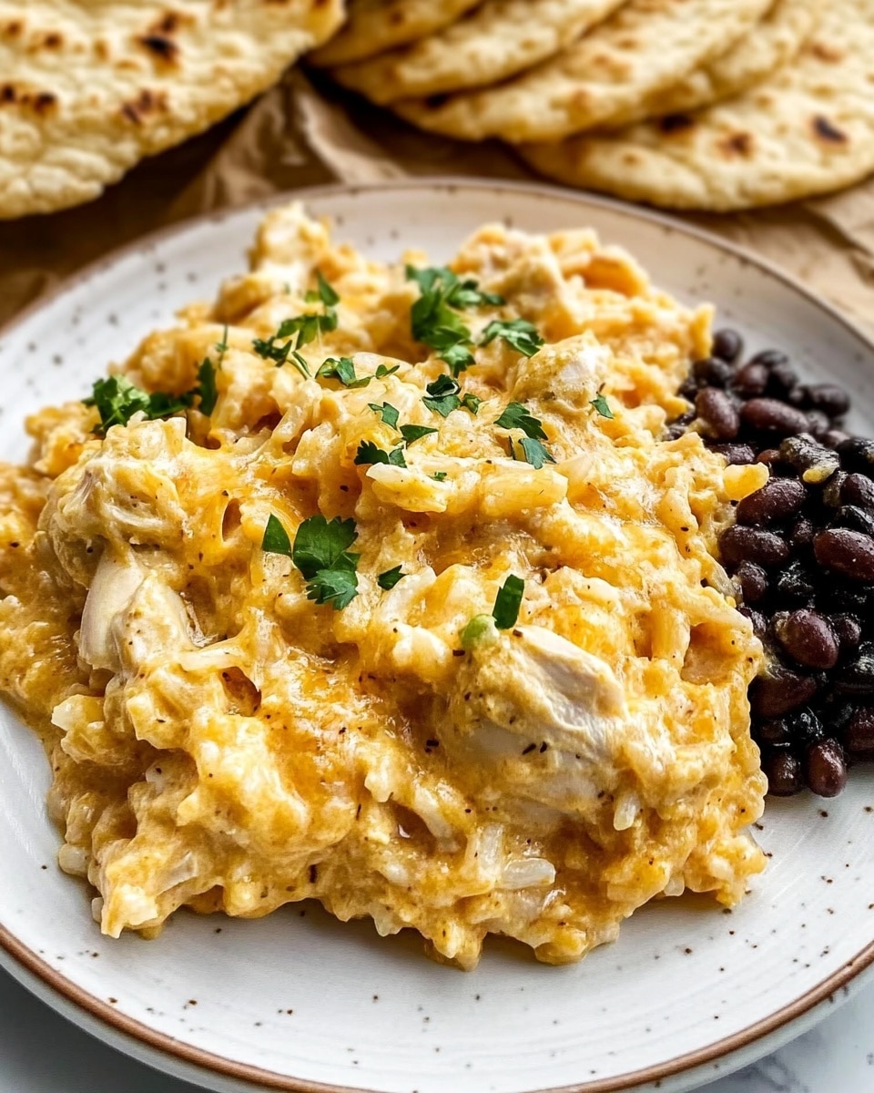 Mexican Chicken and Rice with Queso Recipe - Recipe Image
