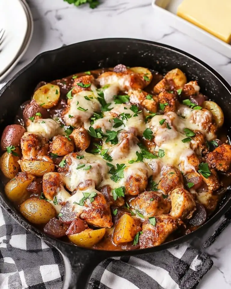 Garlic Parmesan Chicken and Potatoes Recipe