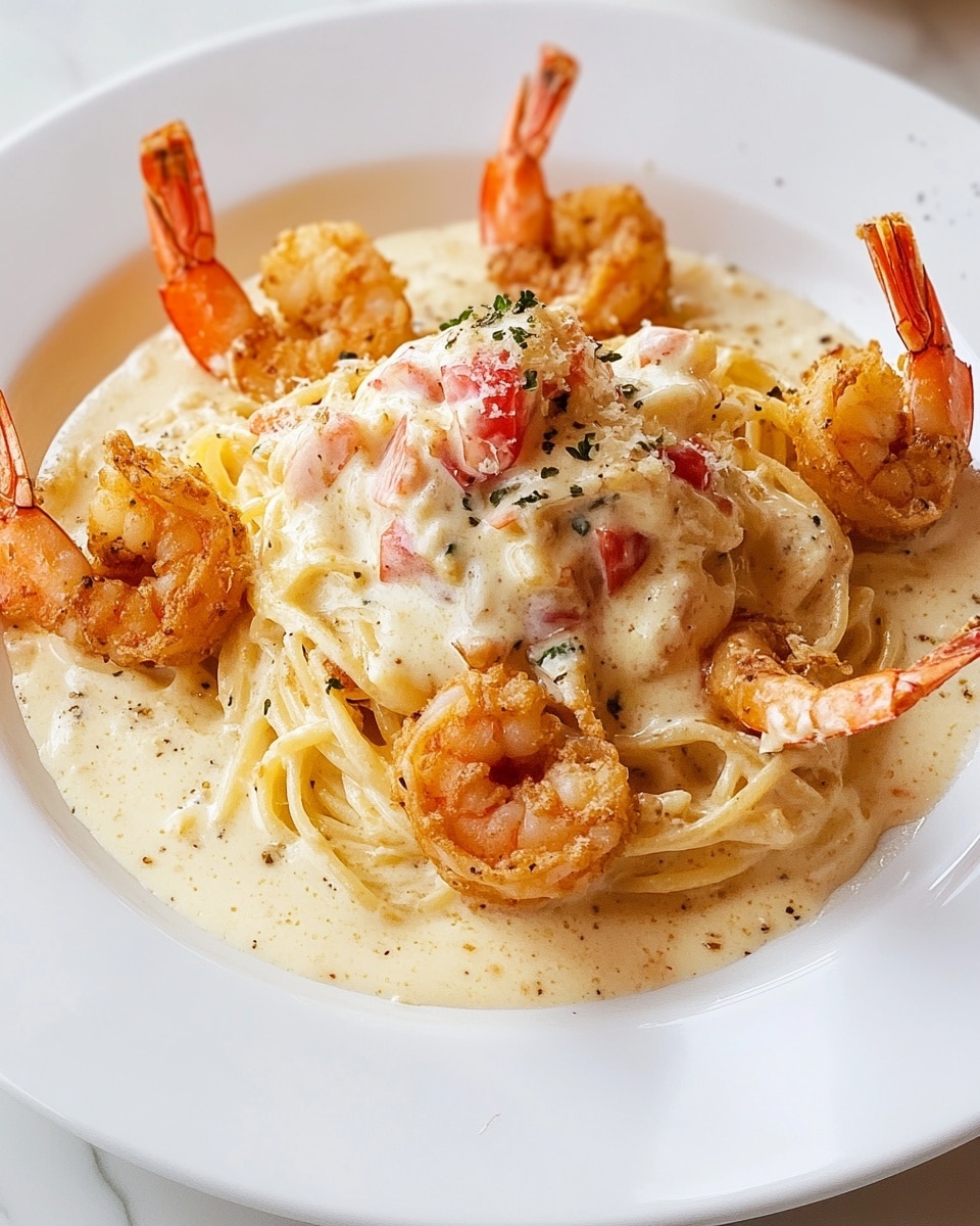 Copycat Cheesecake Factory Shrimp Scampi Recipe - Recipe Image