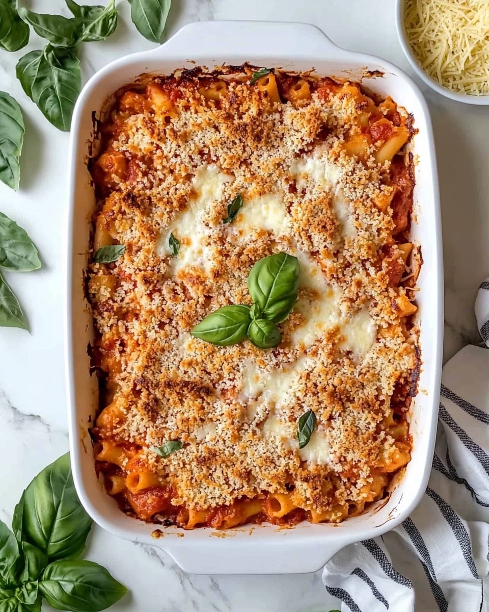 Baked Chicken Parmesan Casserole Recipe - Recipe Image