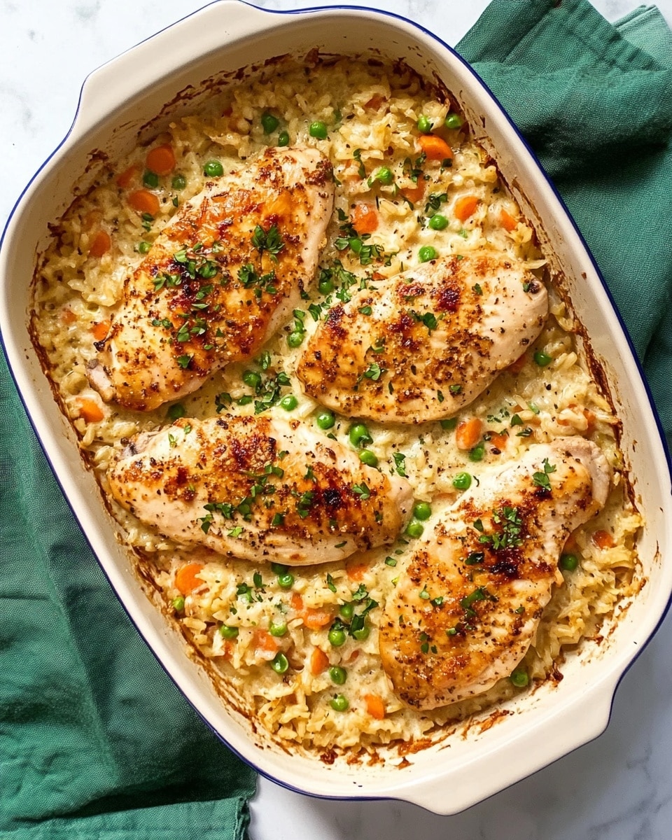 No-Peek Chicken Casserole Recipe - Recipe Image