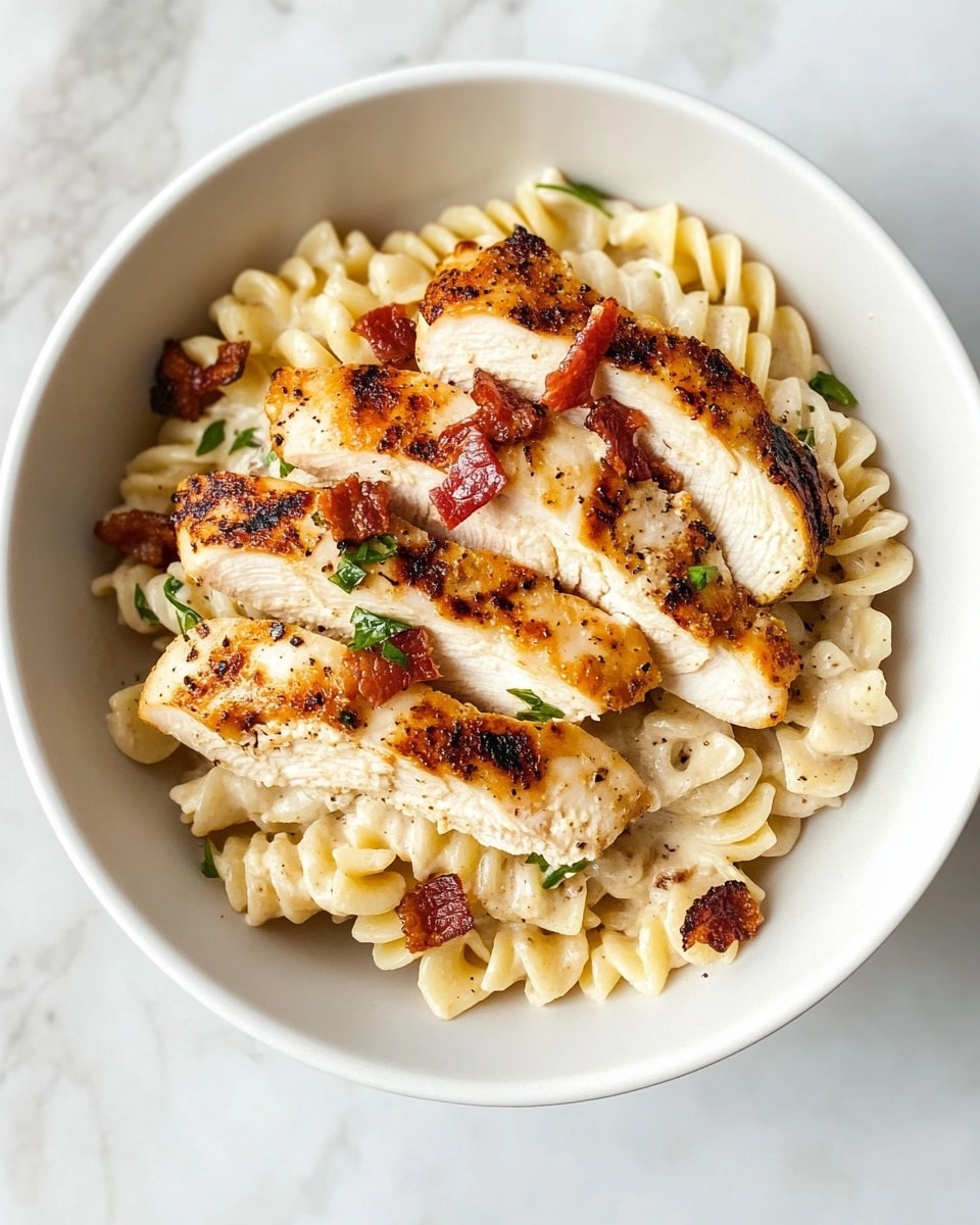 Chicken Bacon Ranch Pasta Recipe - Recipe Image